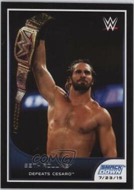 Seth Rollins #68 Wrestling Cards 2016 Topps WWE Road to Wrestlemania