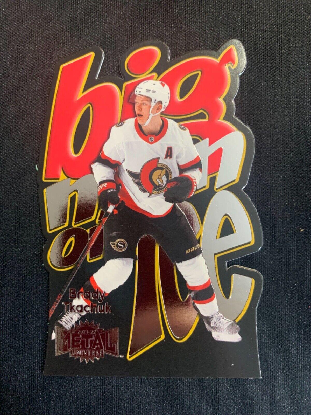 Brady Tkachuk #BM-39 Hockey Cards 2021 Skybox Metal Universe Big Man on Ice