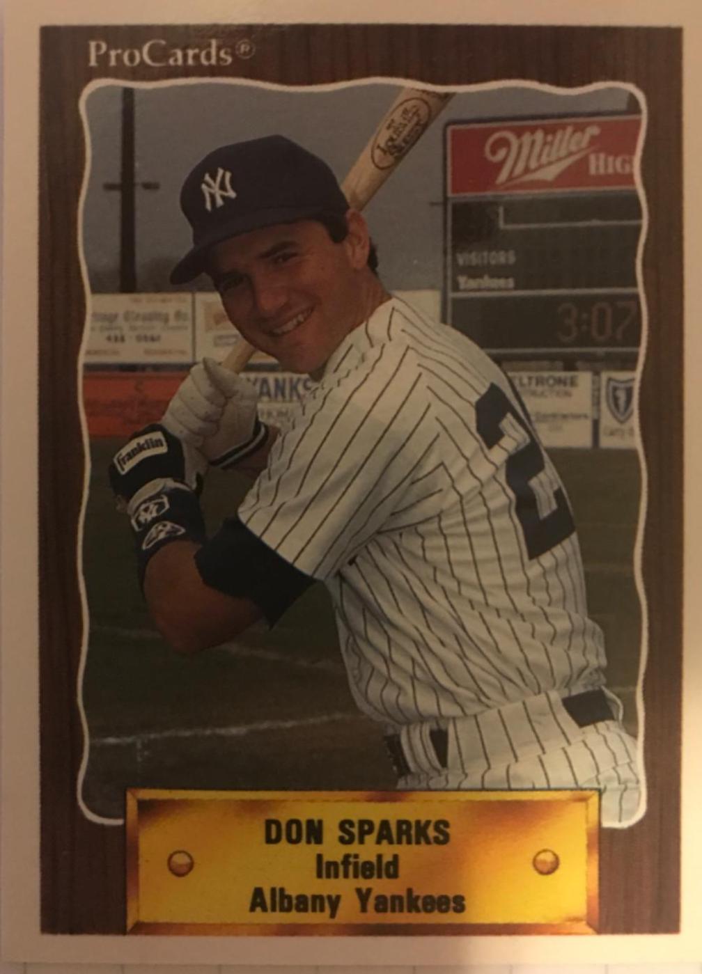 Don Sparks #1042 Baseball Cards 1990 Procards