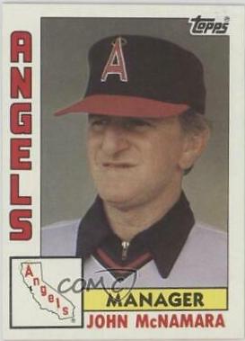 1984 Topps John McNamara #651 card