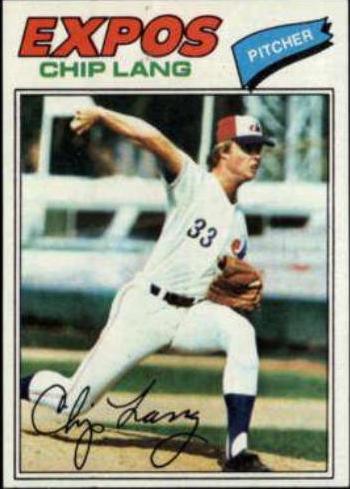 Chip Lang #132 Baseball Cards 1977 Topps