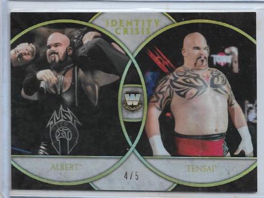 Albert, Tensai #IC-2 Wrestling Cards 2018 Topps Legends of WWE Identity Crisis