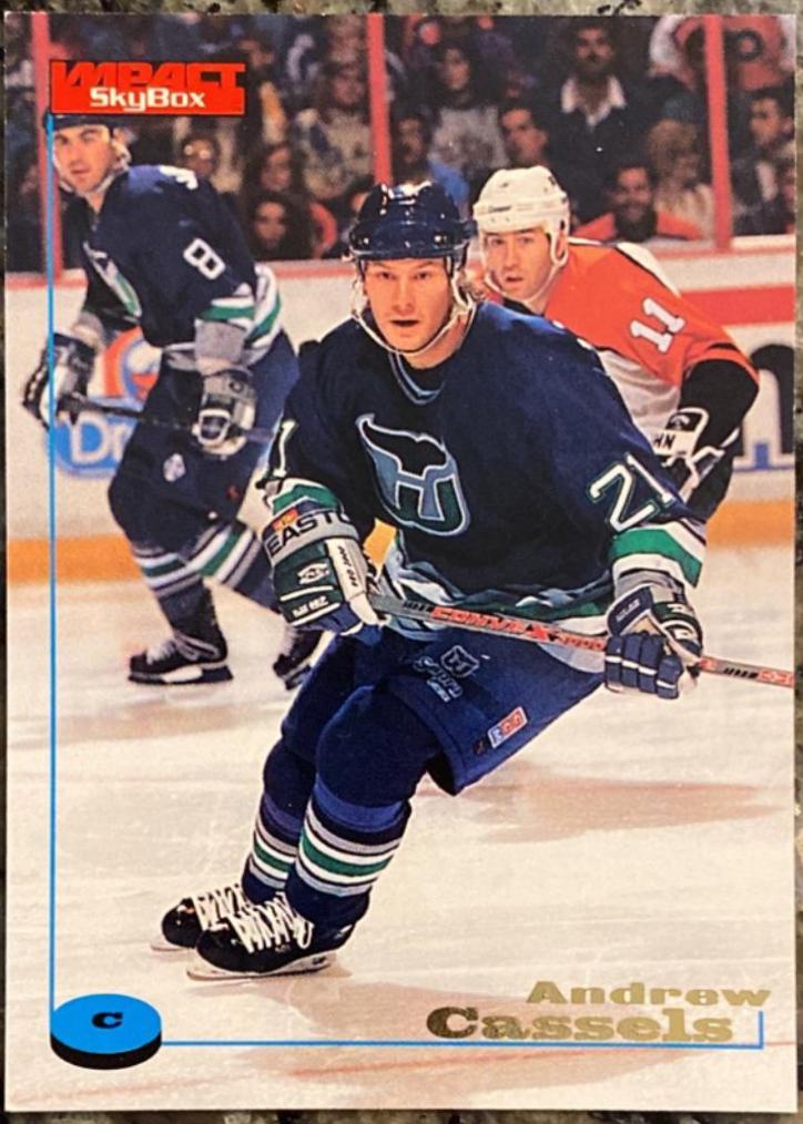 Andrew Cassels #53 Hockey Cards 1996 SkyBox Impact