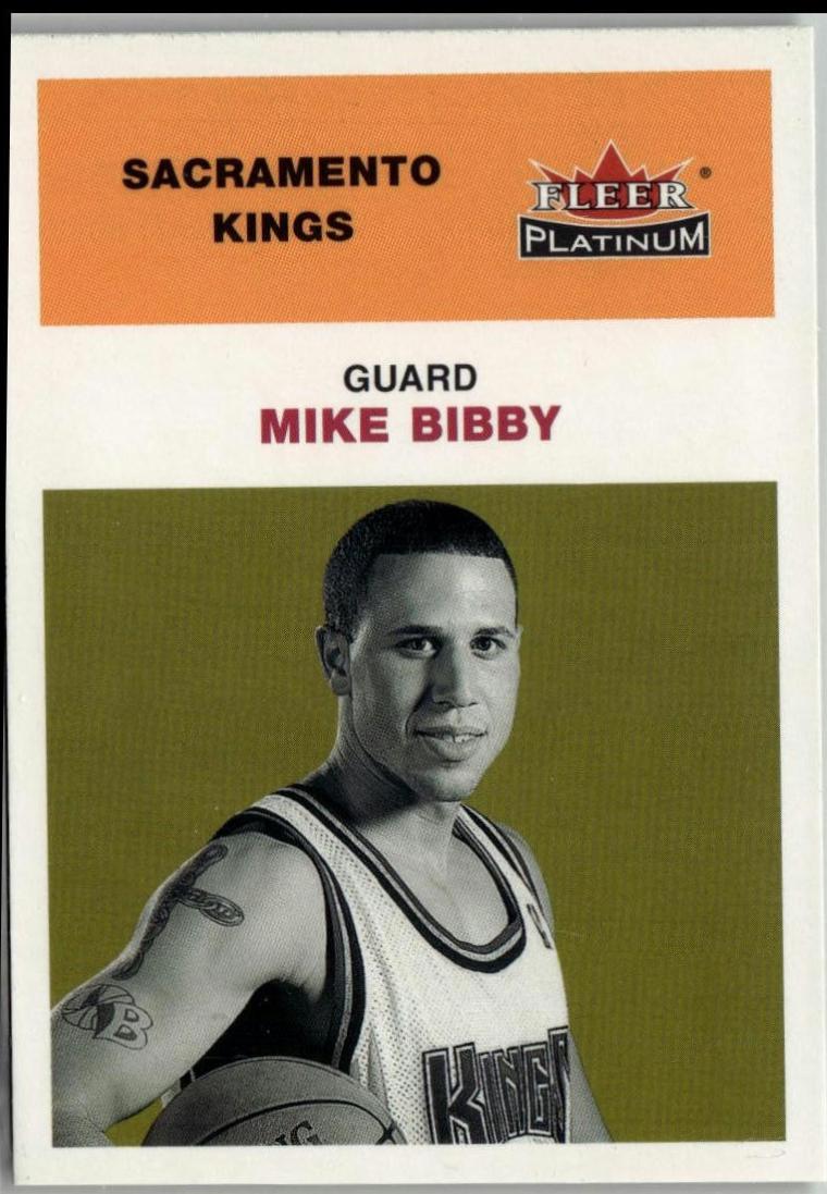 Mike Bibby #7 Basketball Cards 2001 Fleer Platinum