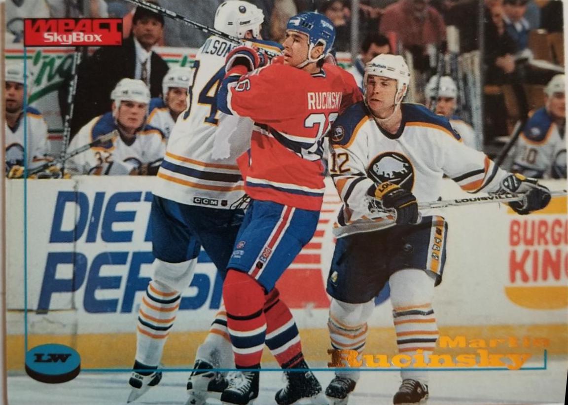 Martin Rucinsky #64 Hockey Cards 1996 SkyBox Impact
