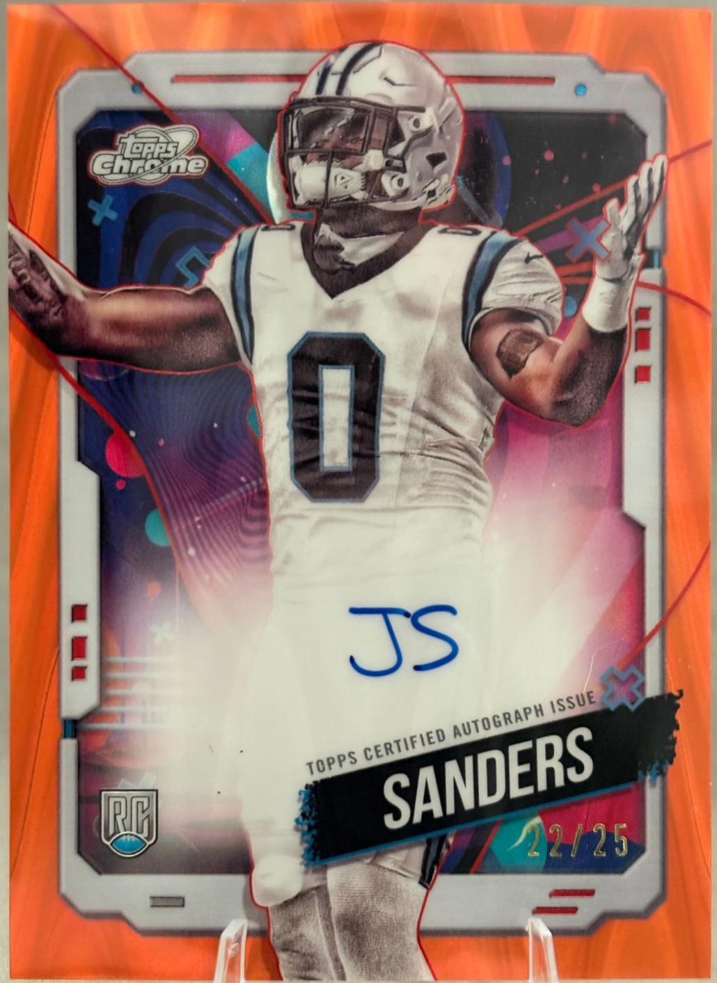 Ja'Tavion Sanders [Orange Galactic Refractor] #CCA-JS