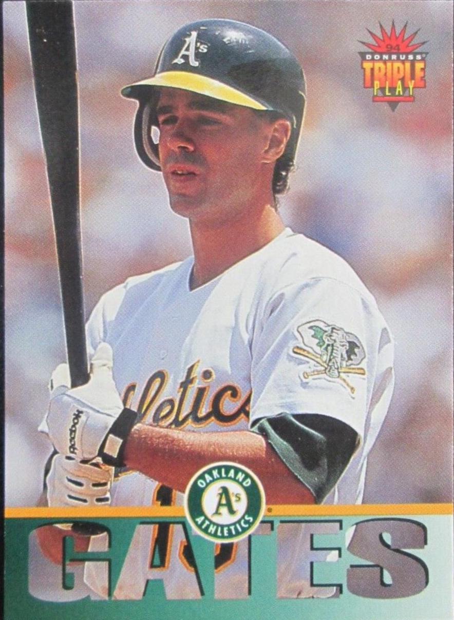 Brent Gates #3 Baseball Cards 1994 Donruss Triple Play