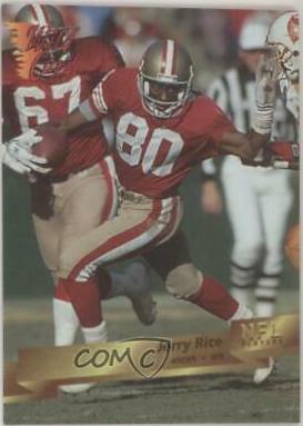 Jerry Rice #4 Football Cards 1993 Wild Card