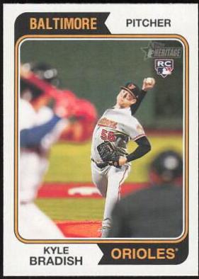 Kyle Bradish #191 Baseball Cards 2023 Topps Heritage