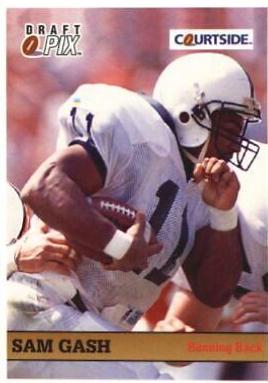 Sam Gash #44 Football Cards 1992 Courtside