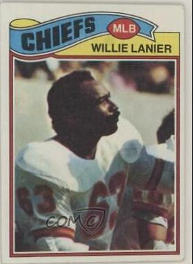 Willie Lanier #155 Football Cards 1977 Topps