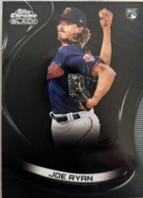 Joe Ryan #19 Baseball Cards 2022 Topps Chrome Black