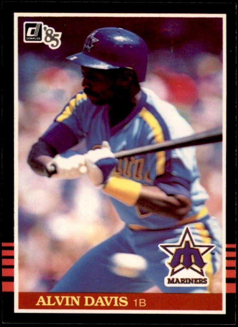 Alvin Davis #69 Baseball Cards 1985 Donruss