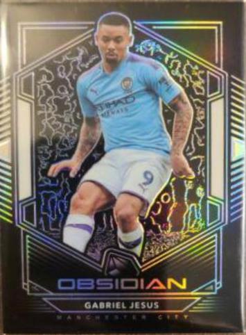 Gabriel Jesus #5 Soccer Cards 2019 Panini Obsidian