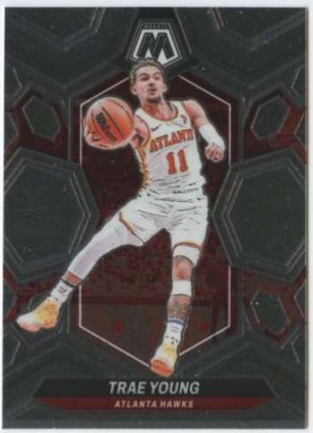 Trae Young #107 Basketball Cards 2023 Panini Mosaic