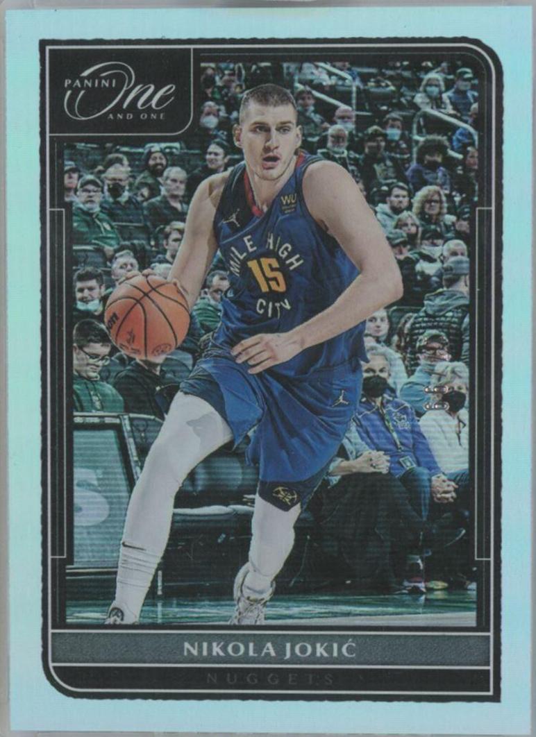 Nikola Jokic #6 Basketball Cards 2021 Panini One and One
