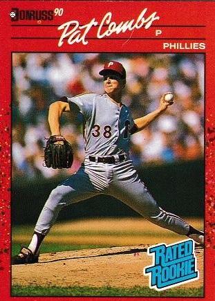 Pat Combs #44 Baseball Cards 1990 Donruss