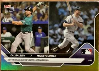 Cal Raleigh / Mickey Mantle