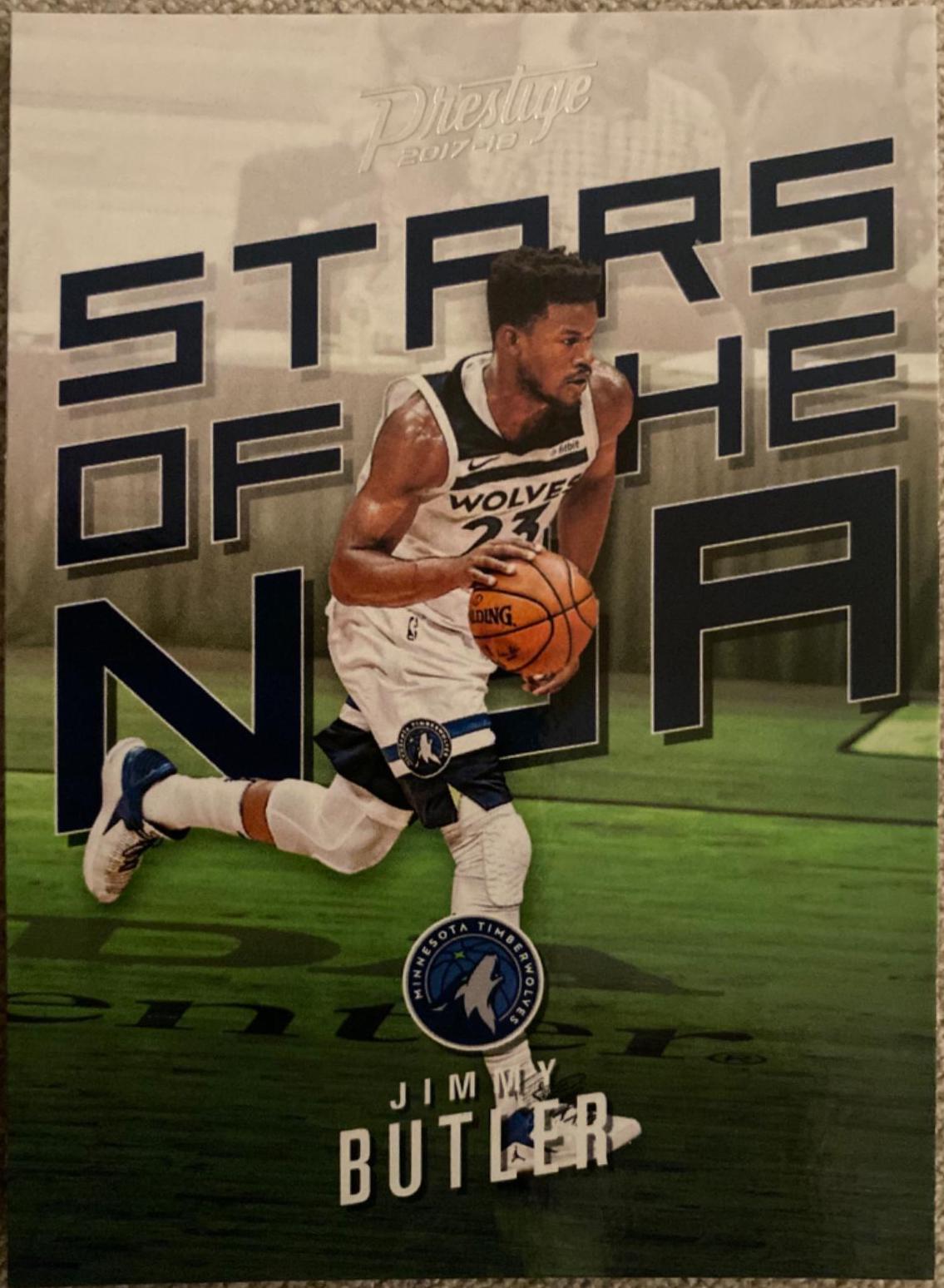 Jimmy Butler #8 Basketball Cards 2017 Panini Prestige Stars of the NBA