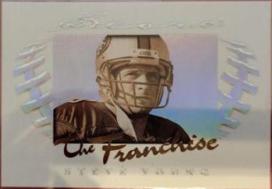 Steve Young #9 Football Cards 1997 Panini Score Franchise
