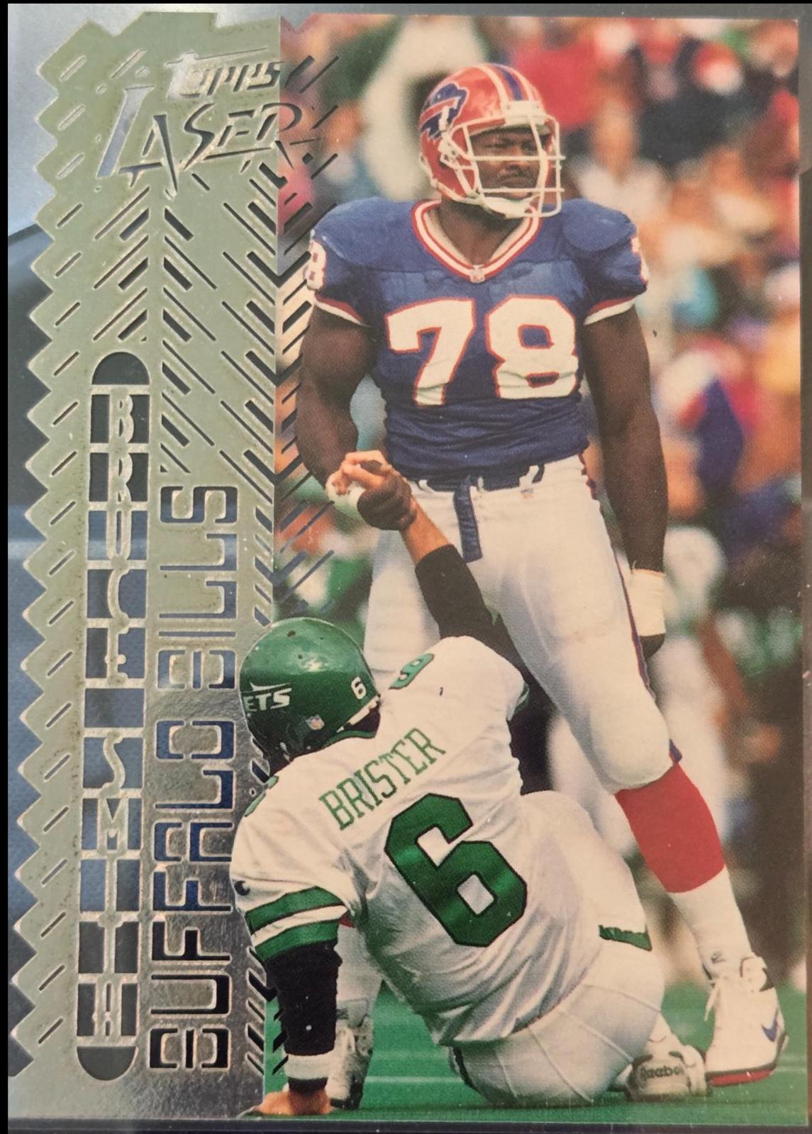 Bruce Smith #50 Football Cards 1996 Topps Laser