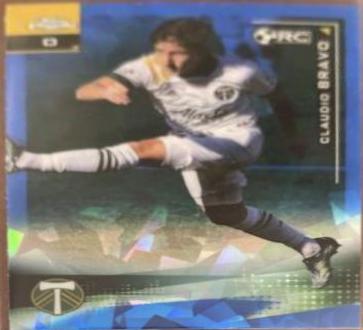 Claudio Bravo #157 2021 Topps Chrome MLS Sapphire