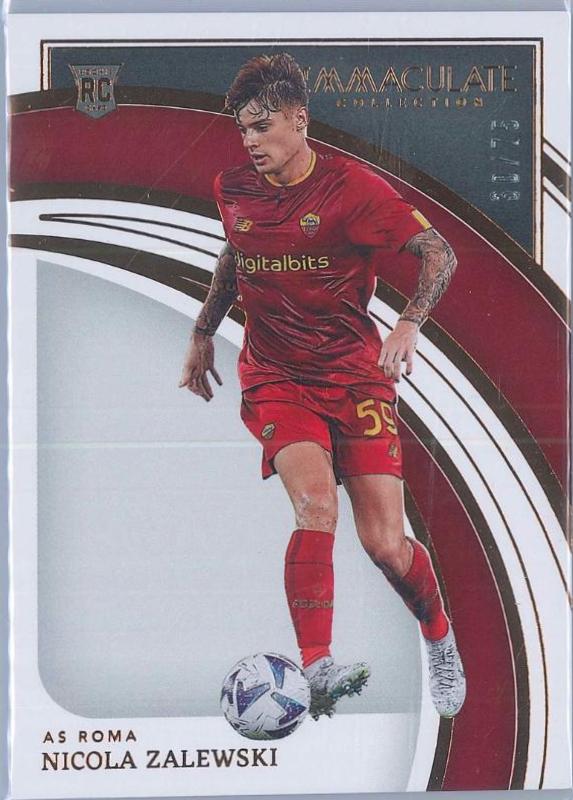 Nicola Zalewski #22 2022 Panini Immaculate Collection Soccer