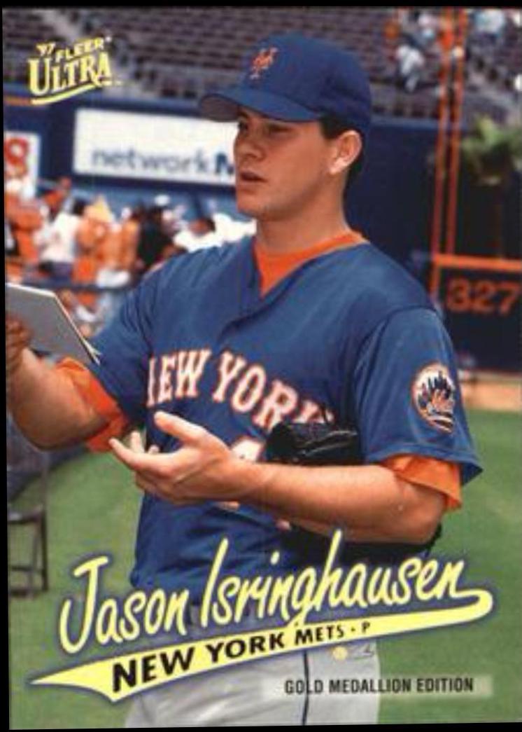 Jason Isringhausen #G241 Baseball Cards 1997 Ultra Gold Medallion