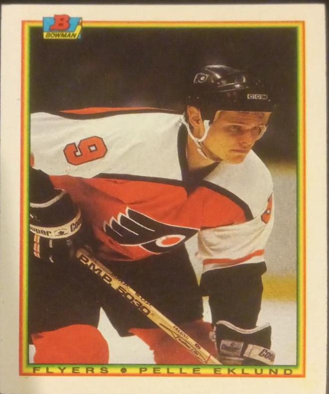 Pelle Eklund #107 Hockey Cards 1990 Bowman