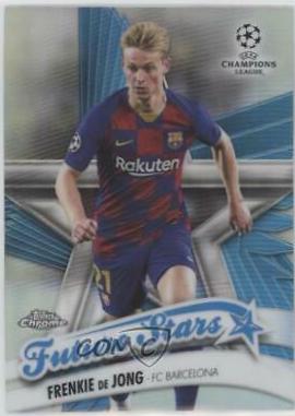 Frenkie de Jong #FS-FDJ Soccer Cards 2019 Topps Chrome UEFA Champions League Future Stars