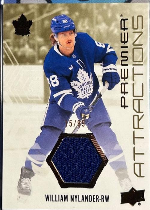 William Nylander #PA-WN 2024-25 Upper Deck Premier Hockey Premier Attractions Jersey