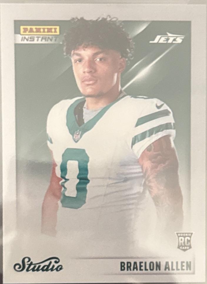 Braelon Allen #SR-4 Football Cards 2024 Panini Instant Studio Rookies