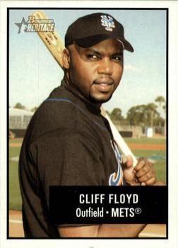 Cliff Floyd #36 Baseball Cards 2003 Bowman Heritage
