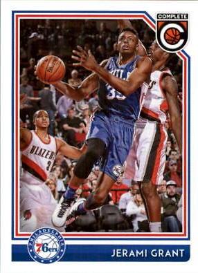 Jerami Grant #7 Basketball Cards 2016 Panini Complete