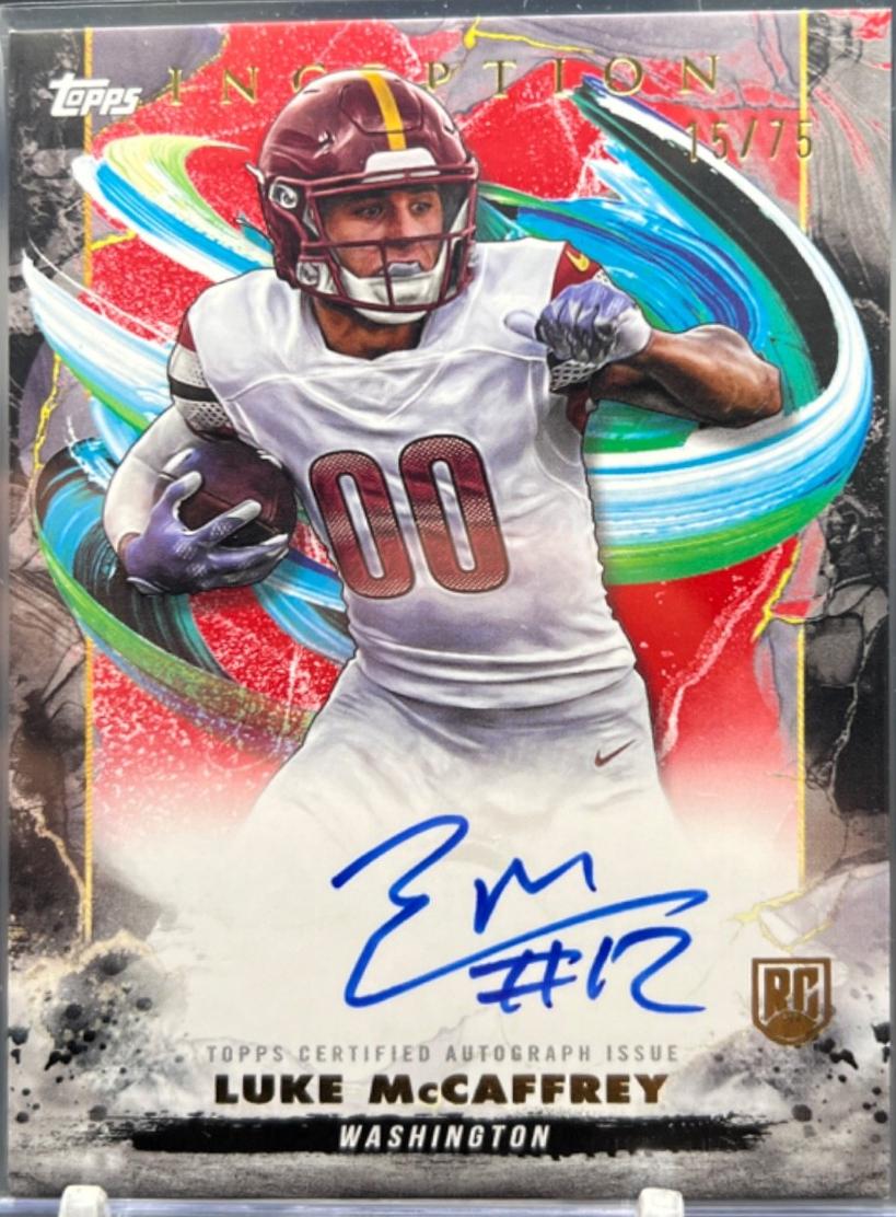 Luke McCaffrey [Red] #RA-LMC
