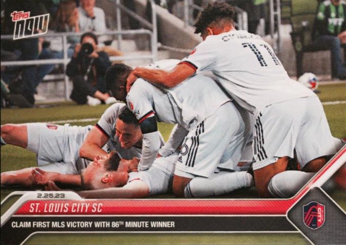St. Louis City SC #8 Soccer Cards 2023 Topps MLS