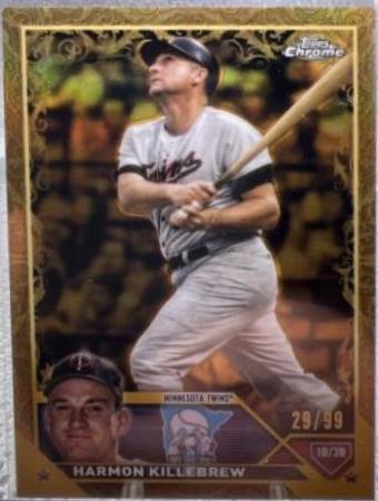 Harmon Killebrew #62 Baseball Cards 2023 Topps Gilded Collection