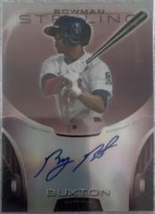 Byron Buxton [Ruby Refractor] #BSAP-BB Baseball Cards 2013 Bowman Sterling Autograph Prospects Prices