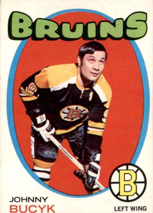 Johnny Bucyk #35 Hockey Cards 1971 O-Pee-Chee