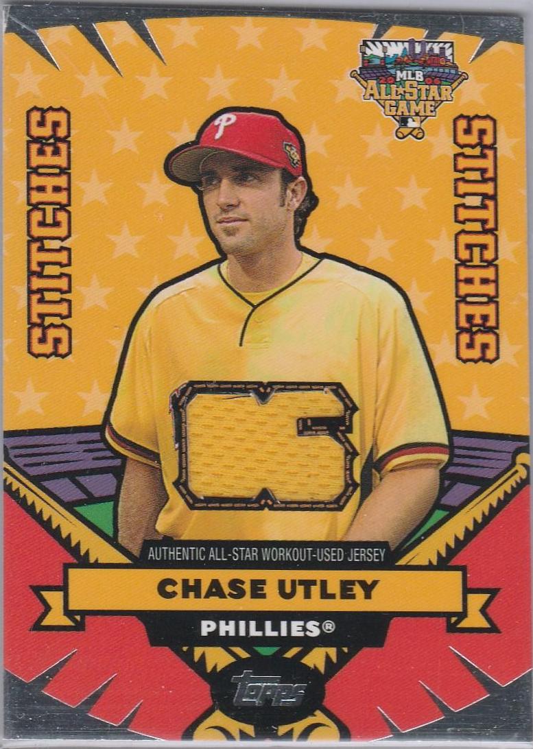 chase utley #AS-CU Baseball Cards 2006 Topps All Star Stitches