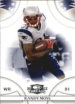 Randy Moss #24 Football Cards 2008 Panini Donruss Threads