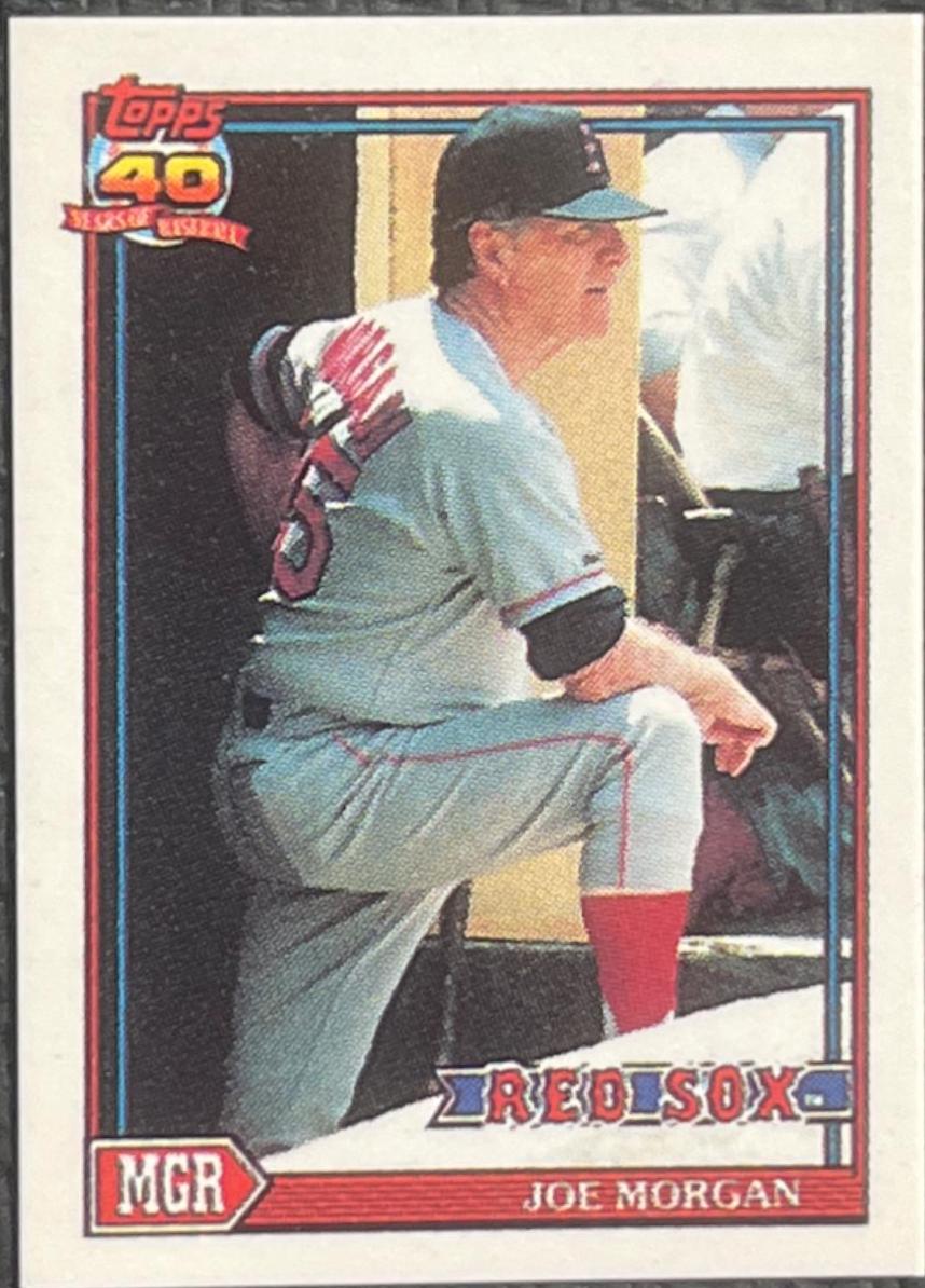 Joe M. Morgan #21 Baseball Cards 1991 Topps Micro