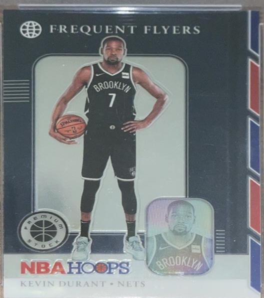 Kevin Durant #1 Basketball Cards 2019 Panini Hoops Premium Stock Frequent Flyers
