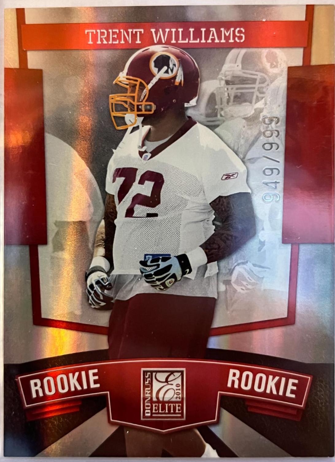 Trent Williams #164 Football Cards 2010 Panini Donruss Elite