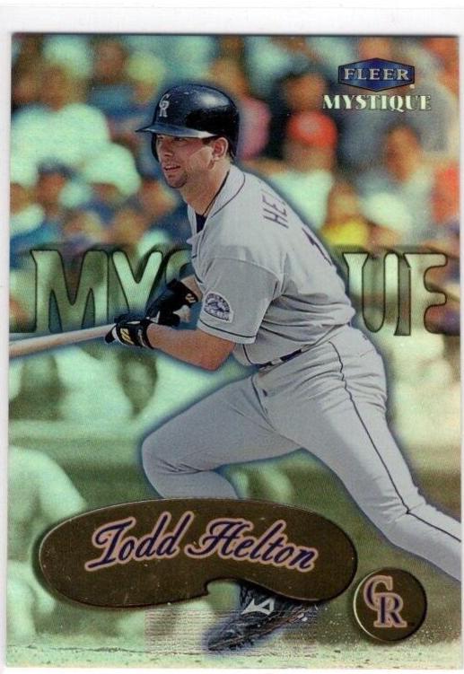 Todd Helton #30 Baseball Cards 1999 Fleer Mystique