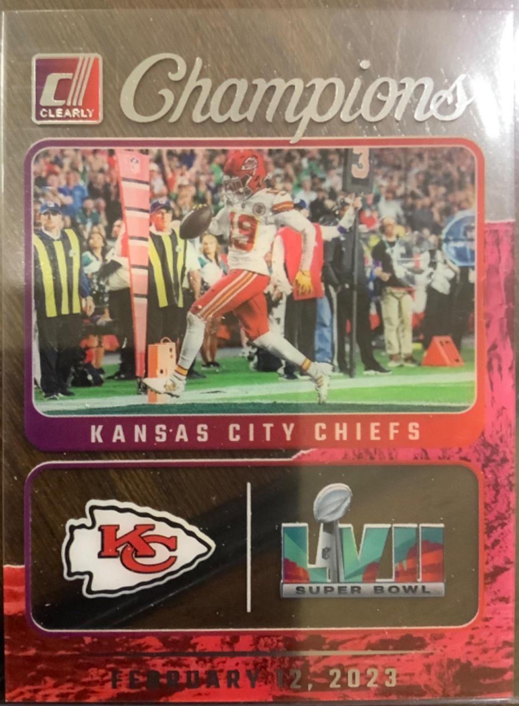 Kadarius Toney #15 Football Cards 2023 Clearly Donruss Champion