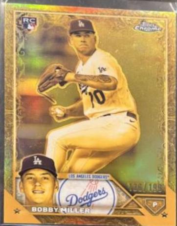 Bobby Miller #167 Baseball Cards 2023 Topps Gilded Collection