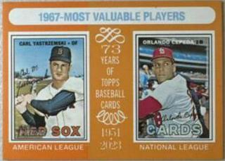 Orlando Cepeda / Carl Yastrzemski