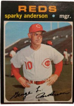 Sparky Anderson #688 1971 O-Pee-Chee Baseball