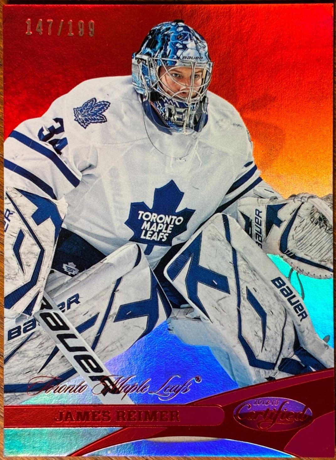 James Reimer #34 2012-13 Panini Certified Hockey